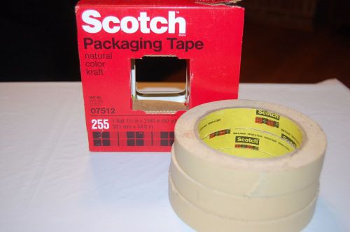 Lot Scotch Packaging Taper Natural Color 3M Masking Tape