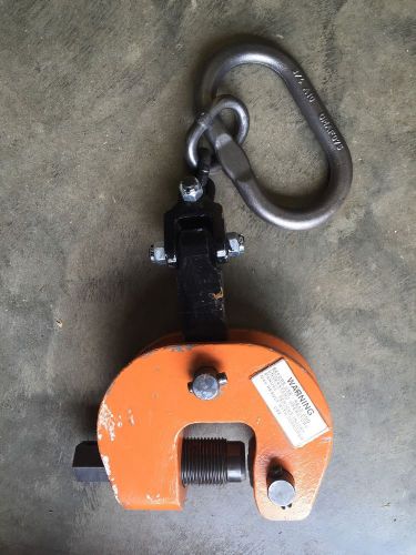 Renfroe SCPA-03.00-A 6000 Lb Load 0-2 In Jaw Cap Plate Dog Lifting Clamp 3 Ton