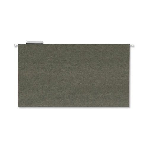 Sparco Hanging Folder, 1/5 Tab Cut, Legal, 25 per Box, Standard Green