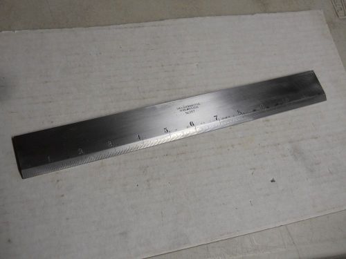 Starrett  #387-12 steel straight edge w/beveled edge &amp; graduations.  used for sale