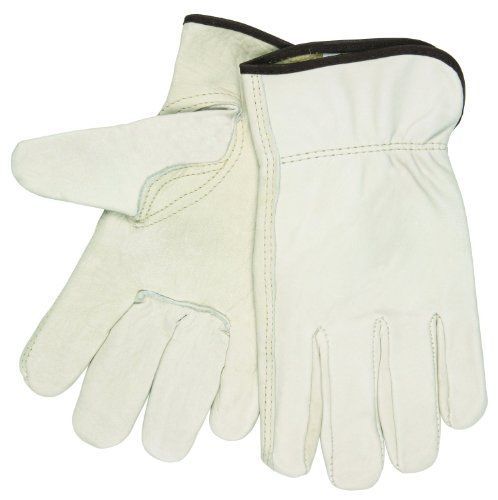 MCR Safety 3211XXL Grain Cow Full Leather Driver Select Grade Men&#039;s Gloves with