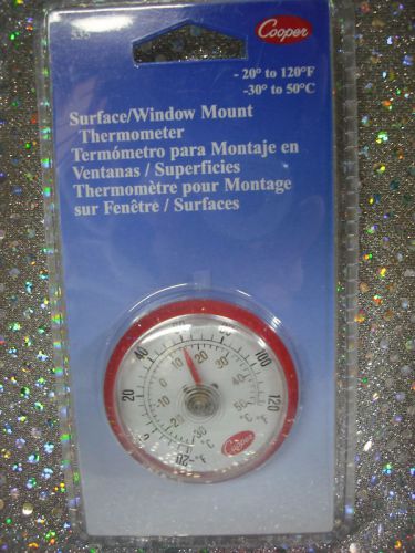 THERMOMETER, COOPER,  -20 to 120F &amp; -30 to 50C