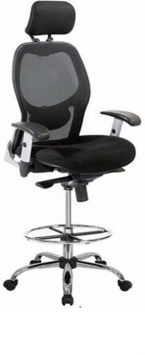 New, Harwick Mesh Drafting Chair Stool, Model 3052D