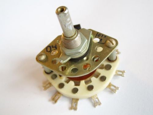 Rotary switch 3a 350v ceramic 1p11t 1 pole 11throw 11 position silver contacts for sale