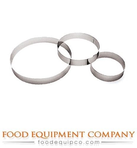 Paderno 47530-30 Pastry Ring entremet 11-7/8&#034; dia. x 1.375&#034; H stainless steel