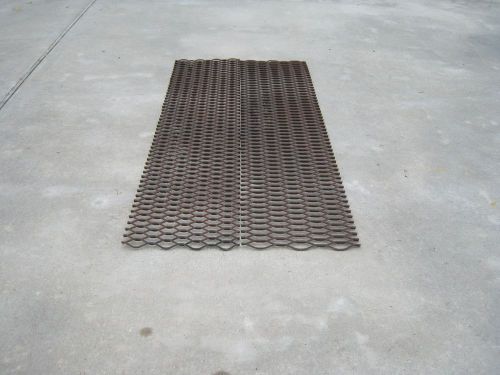 2 - 6&#039; 1/2&#034; x 15 1/2&#034; expanded metal panels ( mesh is 2 5/8&#034; long x 1&#034; wide ) for sale