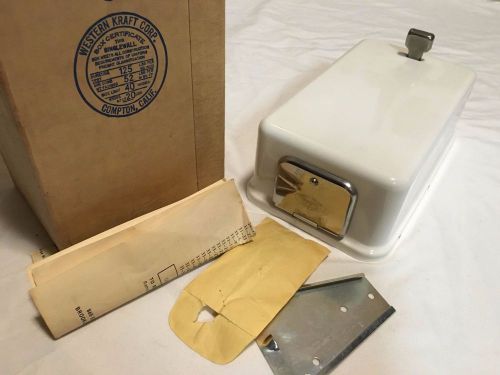 Vintage 1967 bobrick powdered soap dispenser new in box instructions included for sale