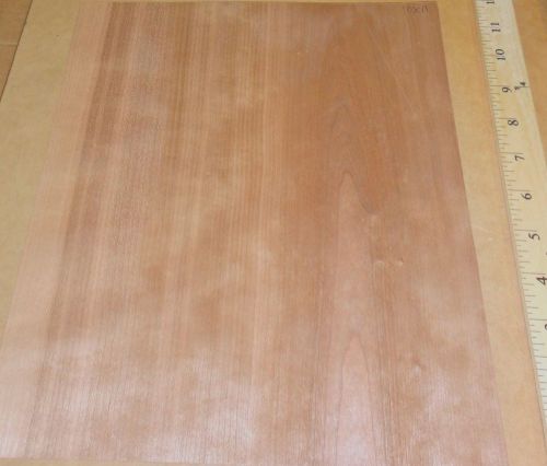 Cherry Figured wood veneer 10&#034; x 11&#034; raw no backing 1/42&#034; thickness &#034;A&#034; grade
