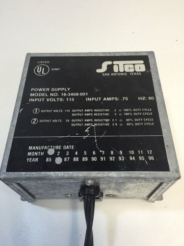 SITCO Stainless Ice Trainer Power Supply - # 16–3408–001 / MPN 83m7 - 115 V .75A