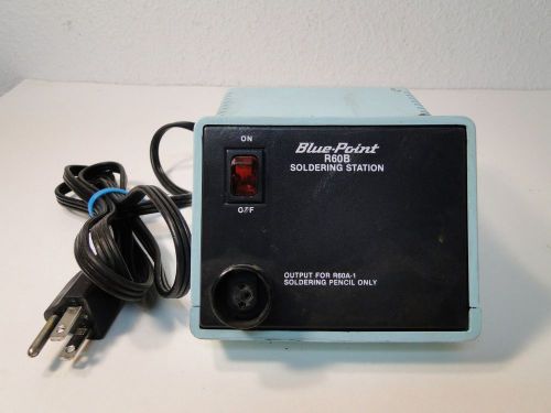 BLUE POINT R60B SOLDERING STATION &#034;UNTESTED&#034;