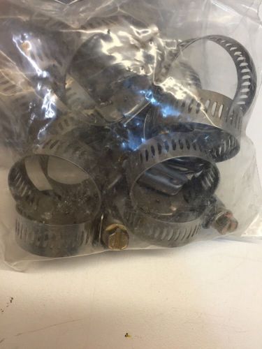 Lot Of 1 1/2&#034; Hose Clamps