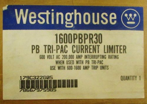 Westinghouse 1600PBPR30 PB TRI PAC Current Limiter Fuse 179C322G05