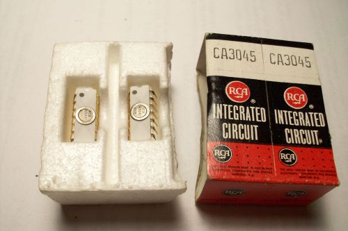 RCA CA3045 IC is different looking than usual  Metal name badge on top -LOOK-