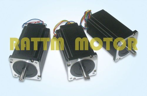 Us free 3pcs nema34 1600 oz-in cnc stepper motor stepping motor/5.0a for sale