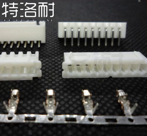 100PCS 2.54MM 9 Pin 9P Bent pin Wire Plug Connector Header + Terminal + Housing