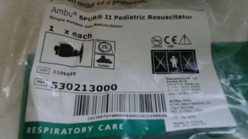 Ambu Spur Resuscitator w/Mask Resv Ped/Child #530213000