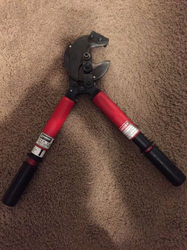 Burndy RCC556 Ratchet Cable Cutter With Fast Jaw Motion!