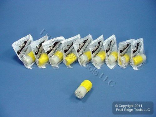 Lot 10 leviton industrial connector plugs 6-15 15a 250v for sale