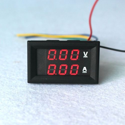 Dc0-100v/2a led digital dc voltmeter ammeter current meter car battery monitors for sale