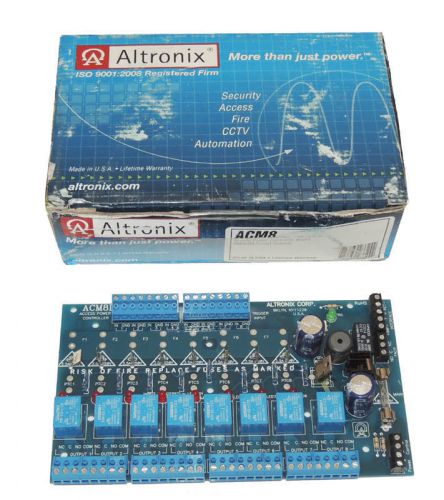 NEW Altronix ACM8 Access Power Controller 8 Fused Outputs Fire Alarm / Warranty