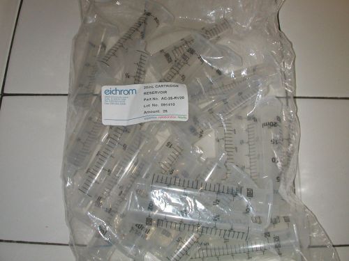 25 pack of Eichrom 20mL Syringe Cartridge Reservoirs AC-25-RV20