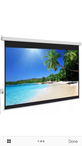 100&#034; 4:3 Electric Projector Projection Screen 80x60 RC Automatic Remote Control