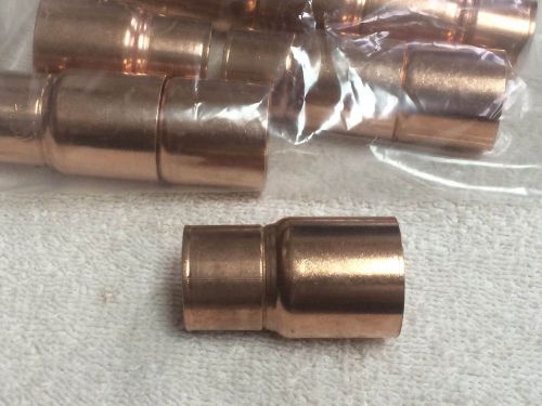 Copper reducer 1-1/8&#034; bushing x 7/8&#034; coupling for sale