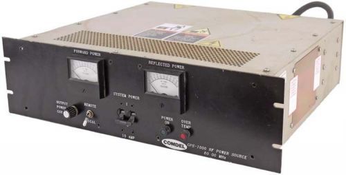 Comdel cps-1000/60 3ph 60.00mhz solid state 1kw generator power supply 3u #2 for sale