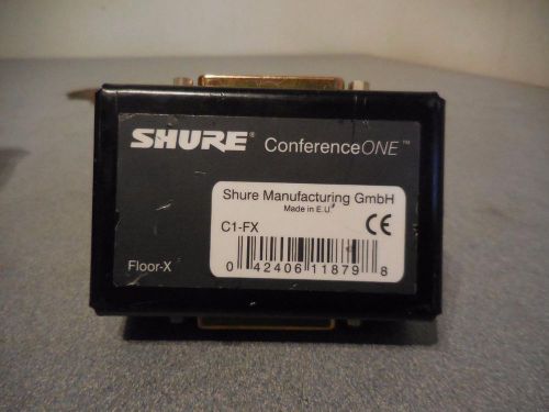 Shure C1-FX Floor-X Powerline to Bus Cable Adapter for ConferenceONE Discussion