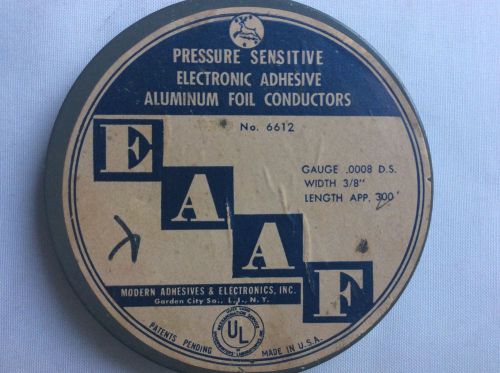 EAAF PRESSURE SENSITIVE ALUMINUM ELECTRONIC ADHESIVE ALUM. FOIL CONDUCTORS TAPE