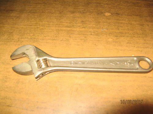Ampco Safety Tools W-70 Wrench with Adjustable End Non-Sparking Non-Magnetic 6in