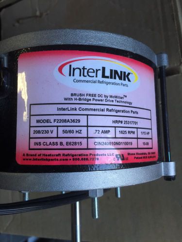 Interlink mcmillan electric motor #f2208a3629 for sale