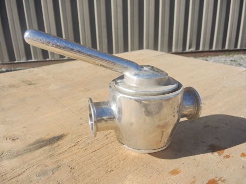 1&#039;&#039; two way plug valve, stainless steel, sanitary (qty: 1) for sale