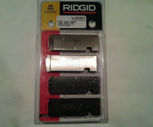 Ridgid  1/2&#034;-3/4&#034;npt 47765  high speed unv die right hand- nip for sale