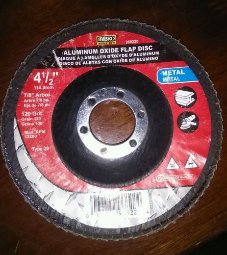 4 1/2 inch Aluminum oxide flap disk