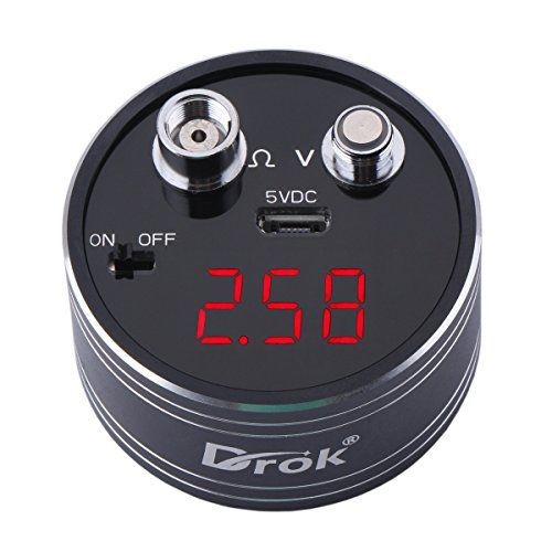 DROK® Digital Volt Ohm Reader Meter Multimeter Rechargeable Micro Portable