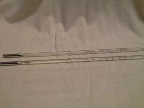 SayBolt ASTM Thermometers 120 to4F Lot of 2 TAG USA