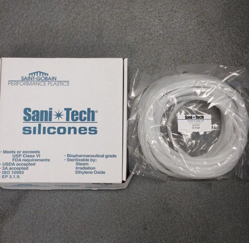 50 feet Sani-Tech STHT-C Silicone Tubing, .250 in. (ID) x .093 (Wall)