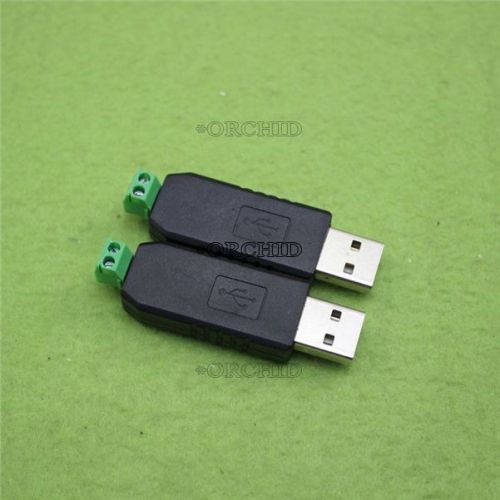 2pcs pl2303hx chip usb to rs485 485 converter adapter for win7/linux/xp/vista