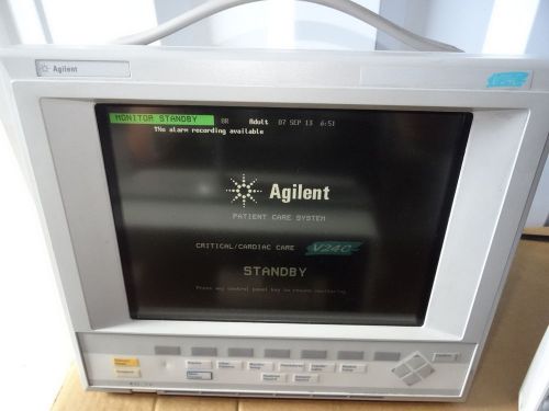 Agilent M1205A V24C Patient Monitor w/ Modules and Direct Digital Recorder