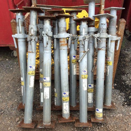 (11) Bil-Jax 0051-083 Heavy Duty Steel Shoring Post with a capacity of 6000 lbs
