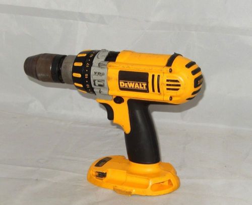 100% FUNCTIONAL ~ DeWALT #DC925 XRP 1/2&#034; CORDLESS HAMMER DRILL ~ BARE TOOL ONLY