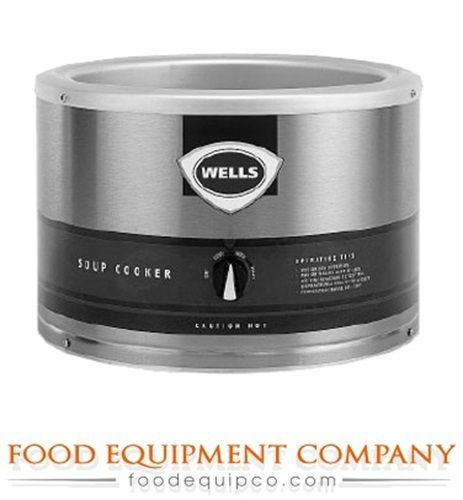 Wells llsc-11 round soup cooker countertop electric 11-quart wet/dry operation for sale