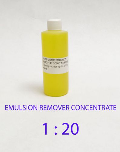 CCI GEM-ZYME stencil / emulsion remover concentrate. 1- Oz Free Shipping