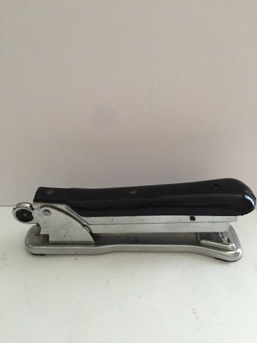 Vintage Ace 502 Black Stapler Made in USA by ACE Fastener Corp Chicago, IL