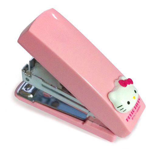 Hello Kitty Mini Staplers Pink Kid Cute Girl Gift Desk Office Stapler CA