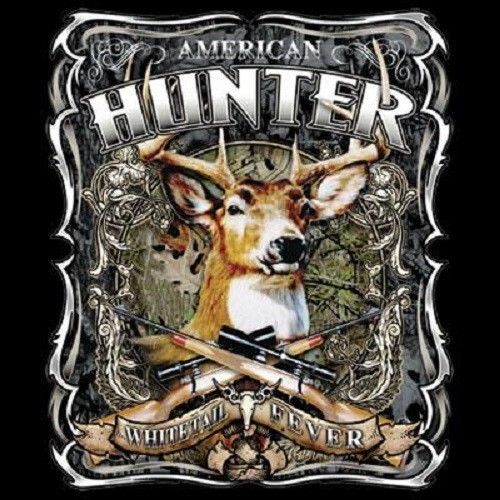 American Hunter Deer Hunting Humor HEAT PRESS TRANSFER for T Shirt Tote  234d