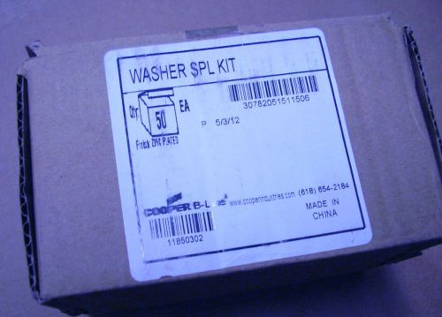 50 - Cooper B-Line Flextray Washer Splice Kit, SPL, Staked Stud Nut Zinc EG