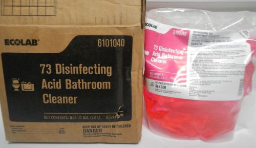Ecolab 6101040 oasis 73 disinfectant bathroom cleaner 2 liter container qty 2 for sale