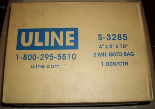 1000 NEW U-LINE S-3285 10&#034; X 4&#034; x 2&#034; 2MIL GTSD BAGS